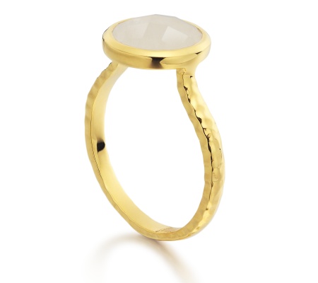 Gp Mini Luna Ring - Moonstone - Monica Vinader