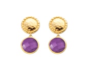 Mini Luna Stud Earring - Monica Vinader