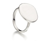 Siren Plain Engravable Ring - Monica Vinader